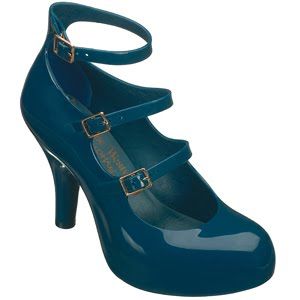 Melissa Three Straps Elevated Azul 33/34